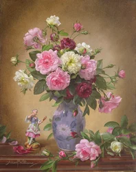 Romantische Rosen vergangener Zeiten